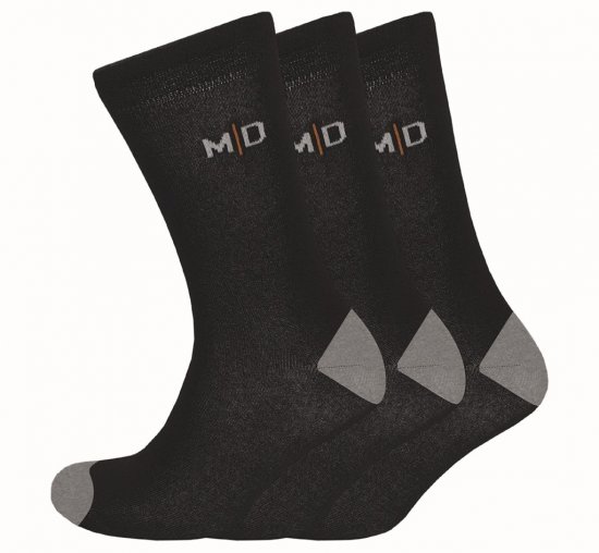 Motley Denim Alex Socks 3-Pack Black - Aluspesu ja ujumisriided - Aluspesu 2XL-8XL